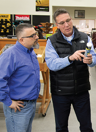 Inside View of a Hardware Store